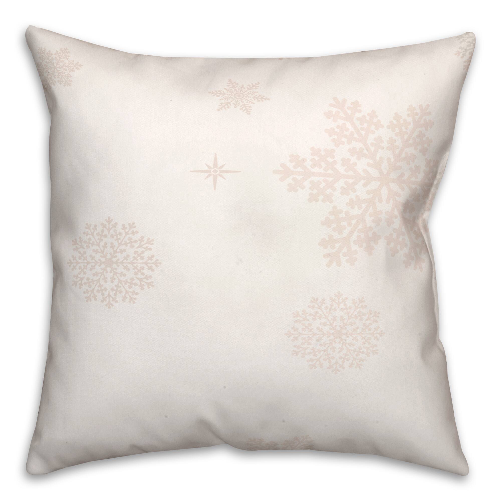 Gnome Holidays Neutral 18x18 Throw Pillow